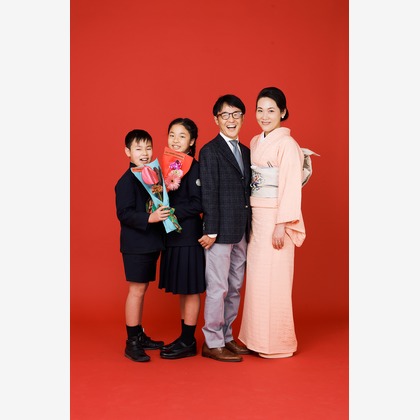 森田寫眞館が出張撮影した「ファミリー」の家族写真