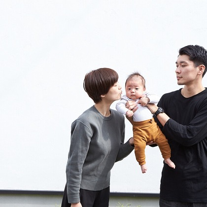 岩瀬泰治が撮影した家族写真の出張撮影の写真