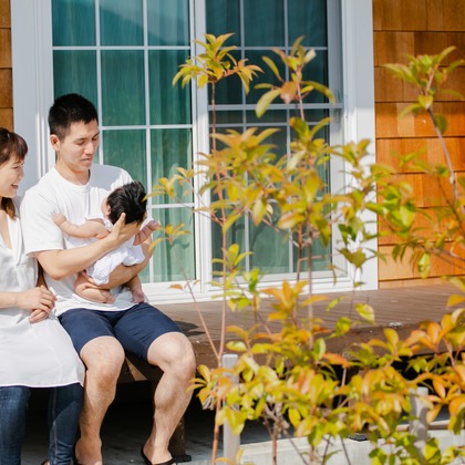 ゾクが撮影した家族写真の出張撮影の写真