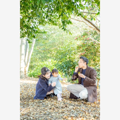 今泉秀樹が出張撮影した「昭和記念公園」の家族写真