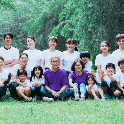 松井シンジが撮影した家族写真の出張撮影の写真