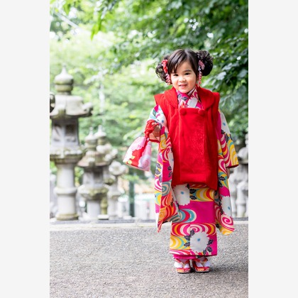 ミヤタカズコが出張撮影した「七五三」の家族写真