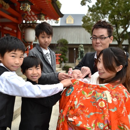 梶田　誠が撮影したお宮参りの写真