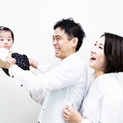 松井シンジが撮影した家族写真の出張撮影の写真