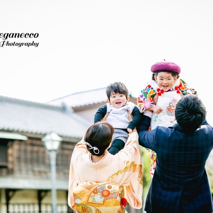 meganecco Photographyが出張撮影した「七五三フォト@佐原」の家族写真