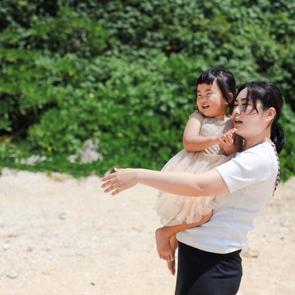 ポートレート沖縄が撮影した家族写真の出張撮影の写真