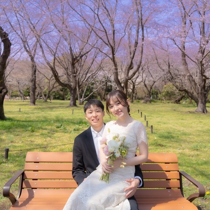 Photo of Wedding photo shoot at Showa Memorial Park taken by 鈴木美咲