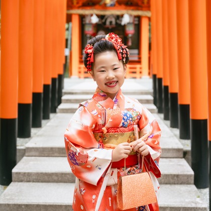 Tatsuyaが出張撮影した家族写真(キッズ,ベビーフォト)などが写った「七五三撮影（神戸 生田神社）」の家族写真