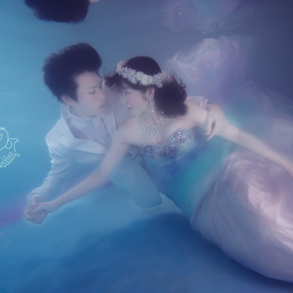Photo of underwater taken by Abe水中フォトウェディング