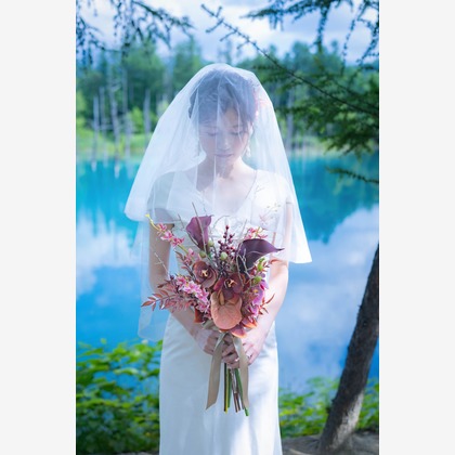 Photo of Hokkaido Biei Town Blue Pond Location Photo Wedding taken by Hokkaido Location Photo Wedding♪