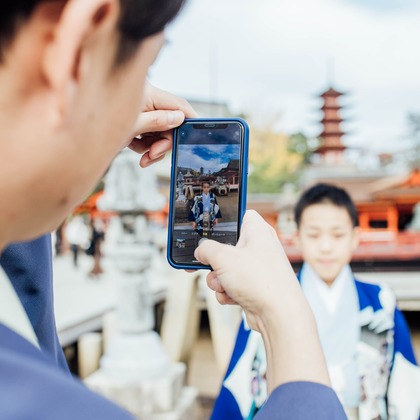 植田若奈が撮影した七五三フォトの写真