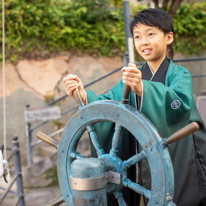 竹部 祐樹が出張撮影した「七五三＠亀山社中＆諏訪神社」の家族写真