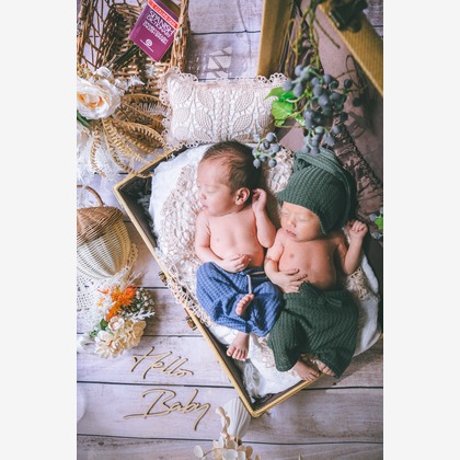 多田正子が撮影したニューボーンフォトの写真