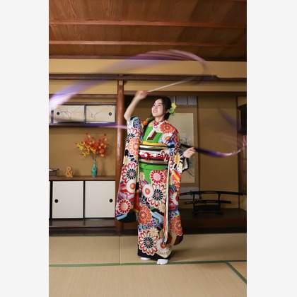 スマイルハンターが出張撮影した家族写真(キッズ,ベビーフォト)などが写った「成人式フォト」の家族写真