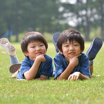 須貝フォトサービスが撮影した家族写真の出張撮影の写真