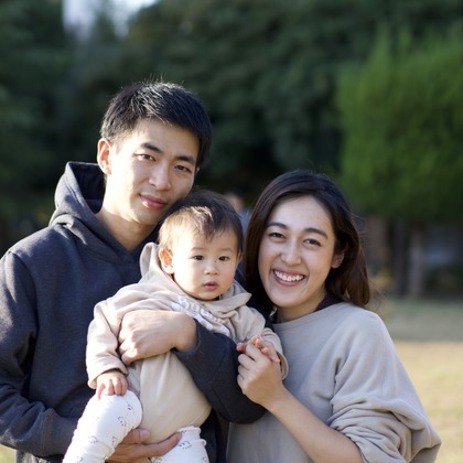 菅生貴利が出張撮影した「ファミリーフォト」の家族写真