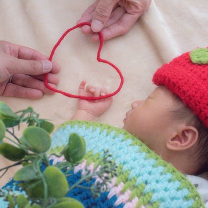 まんまるフォトが出張撮影した「お宮参り・赤ちゃん写真」の家族写真