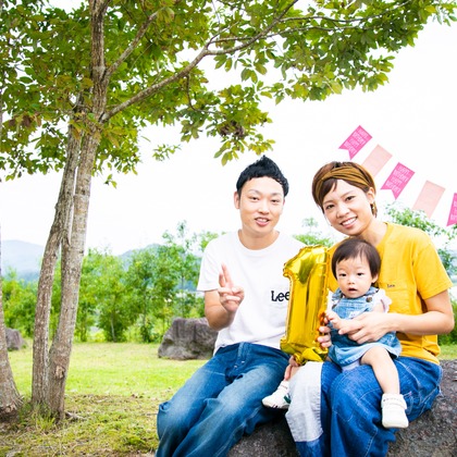 酒井大輔が出張撮影した家族写真, 植物, 七五三が写った家族写真の出張撮影/七五三フォトの写真