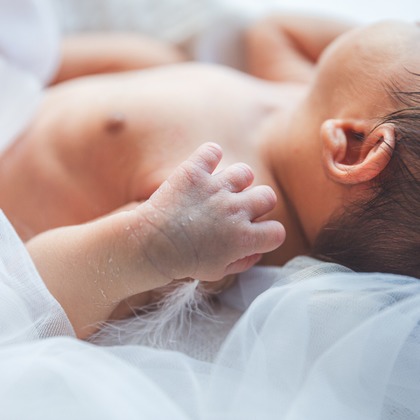 多田正子が撮影したニューボーンフォトの写真