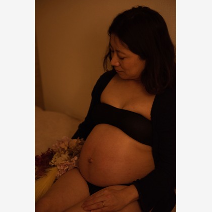 滝絵理香が撮影したマタニティフォト/家族写真の出張撮影の写真