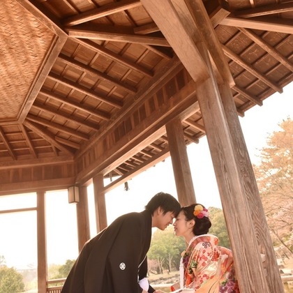 Photo of Pre weddingphotoshoot and wedding ceremony at shrine and Nara Park for foreigners. taken by Kiki photo works