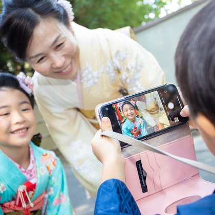 Kan Suzuki  photographyが出張撮影した家族写真, 七五三, 衣類が写った七五三フォトの写真