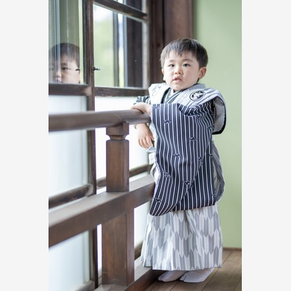 根兵一生が出張撮影した「七五三、ロケーション撮影」の家族写真