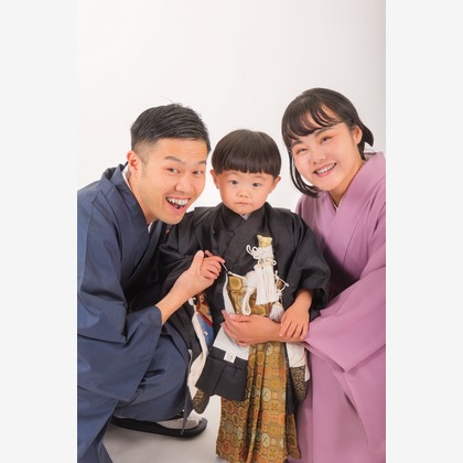 スタジオ日々喜が出張撮影したベイズ, 分かち合う, 罰金が写ったスタジオ撮影/七五三フォトの写真