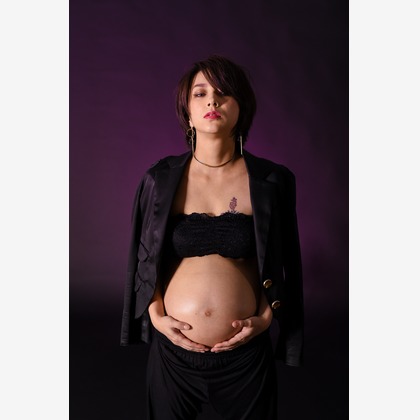 坂川直紀が撮影したマタニティフォトの写真