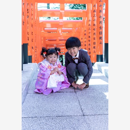 出張撮影サービス　フォトフロレアールが出張撮影した肌, スナップショット, 子どもが写ったエンゲージメントフォトの写真