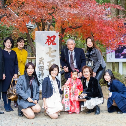 大森美紗生が撮影した家族写真の出張撮影/七五三フォトの写真