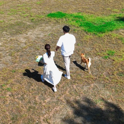 佐野章太が撮影した前撮り/後撮り出張撮影/結婚式撮影の写真