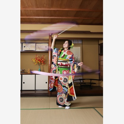 スマイルハンターが出張撮影した家族写真(キッズ,ベビーフォト)などが写った「成人式フォト」の家族写真