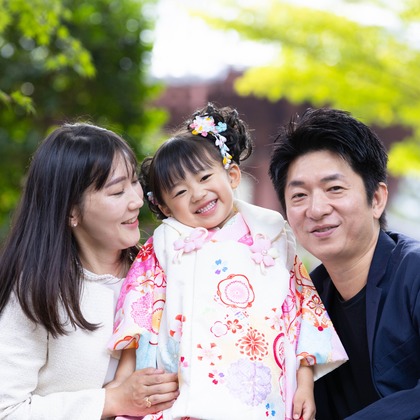 小山将冬が撮影した家族写真の出張撮影/七五三フォトの写真