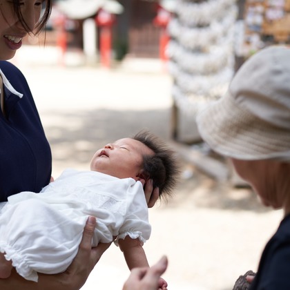 Actが撮影したお宮参りの写真