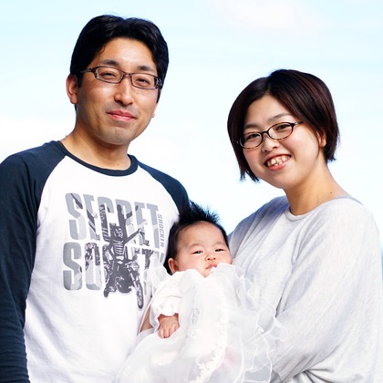 出張撮影のメモリーズが出張撮影した「ファミリーフォト-アラカルト」の家族写真