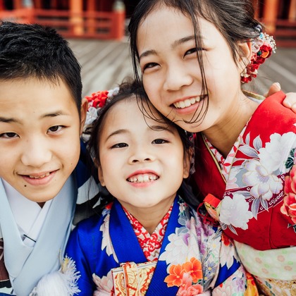 植田若奈が撮影した七五三フォトの写真