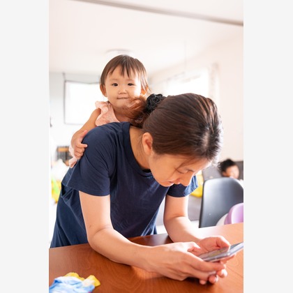 曽川拓哉が撮影した家族写真の出張撮影の写真