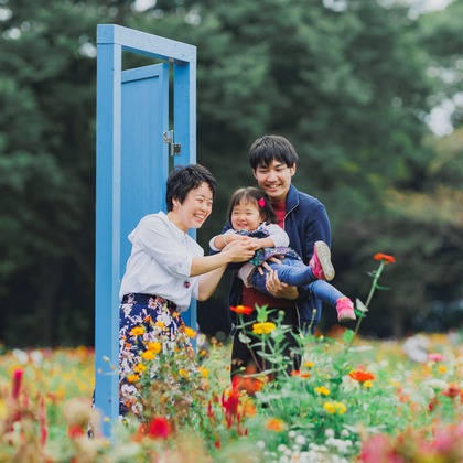 松井シンジが撮影した家族写真の出張撮影の写真