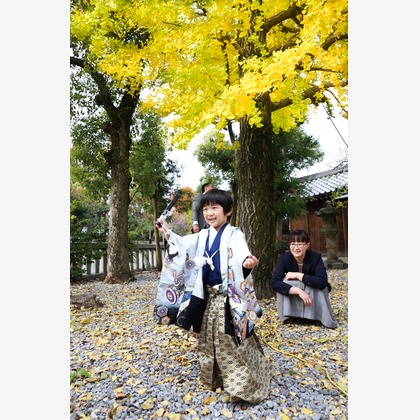 MTワークスが出張撮影した「七五三」の家族写真