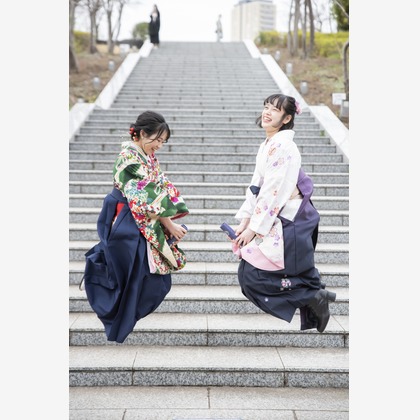 山下　剛が出張撮影した「卒業フォト」の家族写真