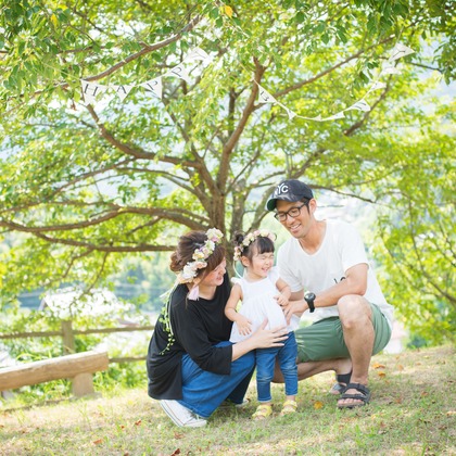 竹部 祐樹が出張撮影した眼鏡類, 赤ちゃん/ベビー, 楽しげが写った結婚式撮影の写真