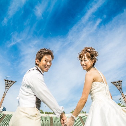 阿部写真館　大阪本町 靭公園前が撮影した「空と海」の写真