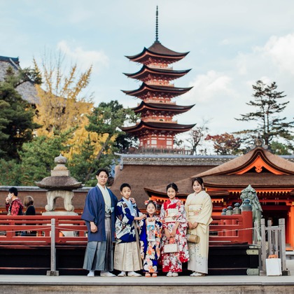 植田若奈が撮影した七五三フォトの写真