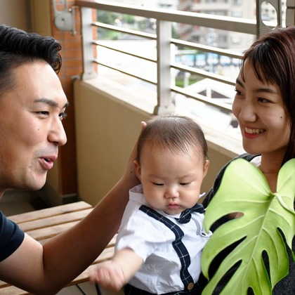 広沢写真事務所が撮影した家族写真の出張撮影の写真