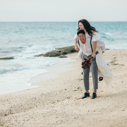 ポートレート沖縄が撮影した「ビーチフォトウエディング」の写真