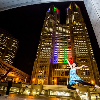 踊るカメラマンAKIRAが撮影したウェディングや家族、ビジネスの写真