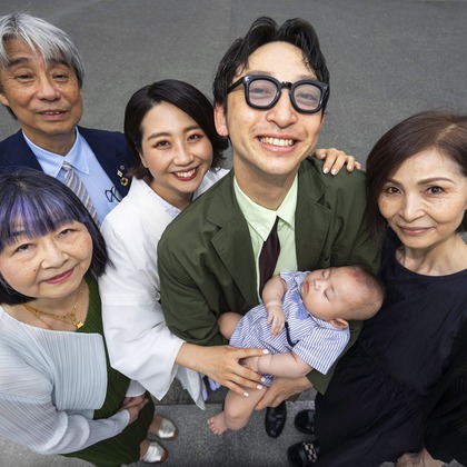井下良治写真事務所が撮影した家族写真の出張撮影の写真