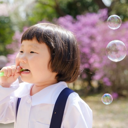 高夏写真店が出張撮影した「卒園・入学記念の写真」の家族写真