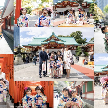 大森光太郎・K-PHOTOが出張撮影した「七五三撮影」の家族写真